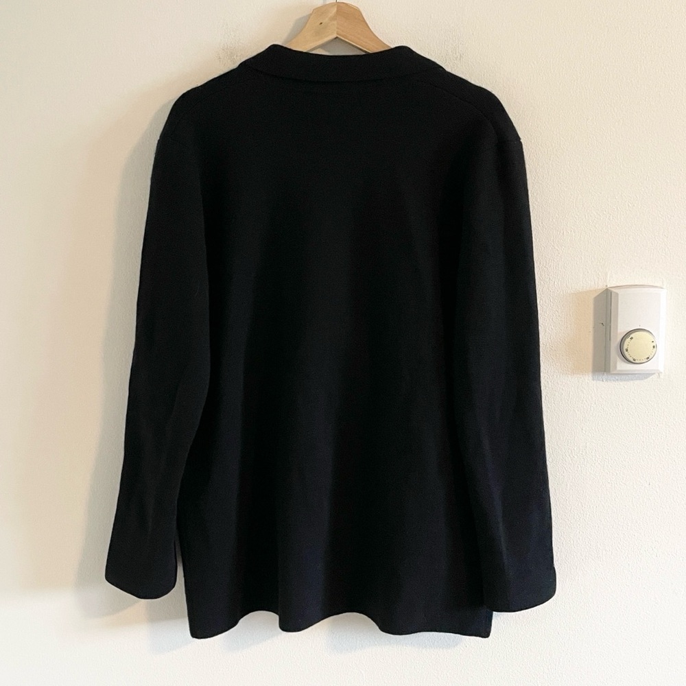 Lauren Ralph Lauren Crest Sweater Blazer Women’s Medium Academia Merino Wool - Picture 7 of 8